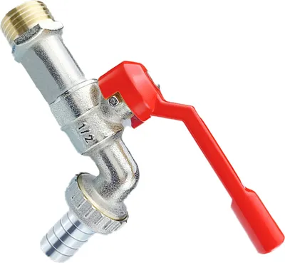 Produktbild von INF Wasserhahn mit Doppelkopf und Düsenadapter aus Rotguss Model 5