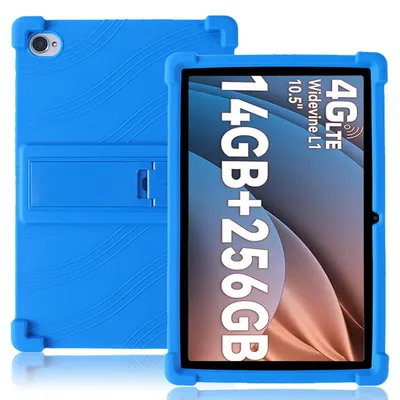 Obrázek produktu pro Tableta Pouzdro pro Blackview Tab 15 / Tab 15 Pro 10,5", nárazuvzdorné měkké silikonové ochranné pouzdro se stojánkem Modrá