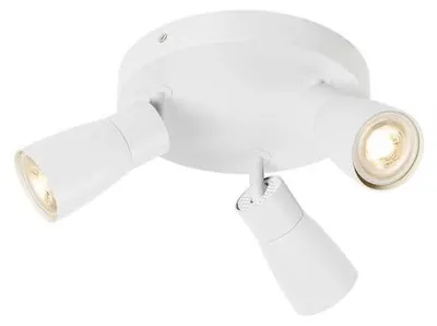 Obrázok produktu pre SLV PURI 2.0 Dome, nástenné a stropné svietidlo na povrchovú montáž, okrúhle, 3 x max. 6 W GU10, biele 1008342
