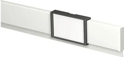 Produktbild von Posterleiste Info Rail weiß 100 cm inkl. 4x Clips