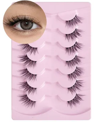 Image de Cils partiels, aspect naturel, 7 paires, modèle C18