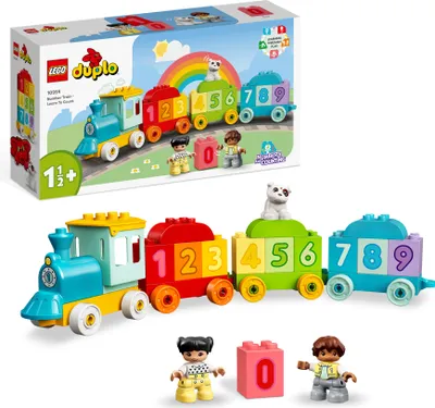 Produktbild von LEGO DUPLO Zahlenzug - Zählen lernen, Zug Spielzeug, Lernspielzeug für Kinder ab 1, 5 Jahren, Baby Spielzeug für Mädchen und Jungen 10954