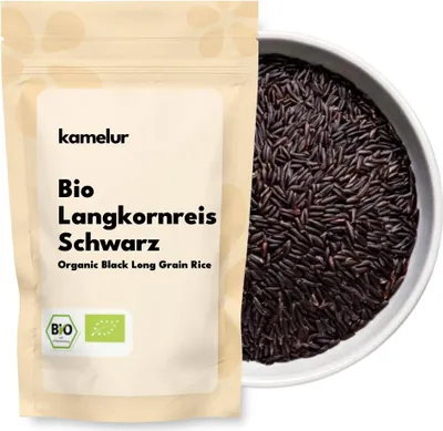 Produktbild von Kamelur® Bio Langkornreis schwarz 500 g
