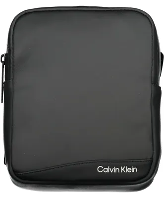 Produktbild von Herren Umhängetasche Schwarz aus recyceltem Polyester mit Logo