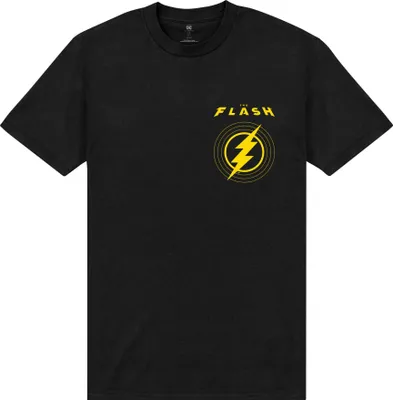 Immagine prodotto di The Flash - Maglietta da uomo/donna Unisex PN112 (4XL) (Nero)