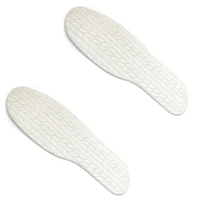 Zdjęcie produktu dla INF Biała gumowa nakładka na podeszwę 32.5cm x 12.5cm antypoślizgowa 2 szt