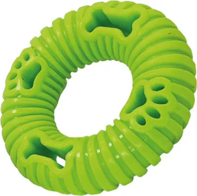 Produktbild von Nobby Hundespielzeug Soft TPR Ring grün