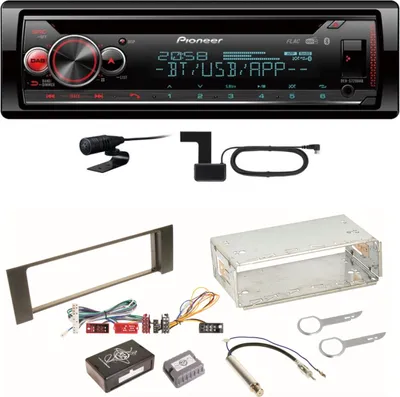 Produktbild von Pioneer DEH-S720DAB Bluetooth USB Digitalradio WMA Einbauset für Audi A4 B6 B7