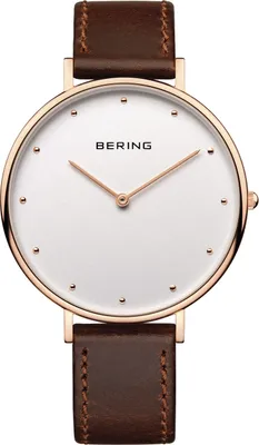 Produktbild von Bering Damen Uhr Armbanduhr Slim Classic - 14839-564 Leder