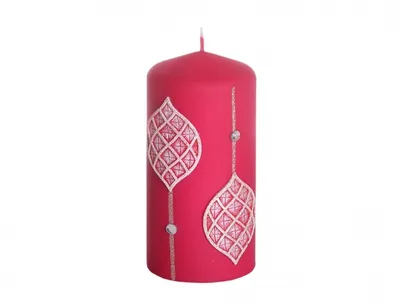 Obrázek produktu pro Nohel Garden Svíčka OZDOBY-MAROCCO VÁLEC vánoční matná d6x13cm