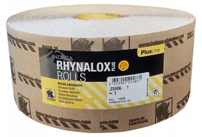 Image de Papier abrasif en rouleau Indasa PLUS Rhynalox, 115 mm, 50 m, grain P240