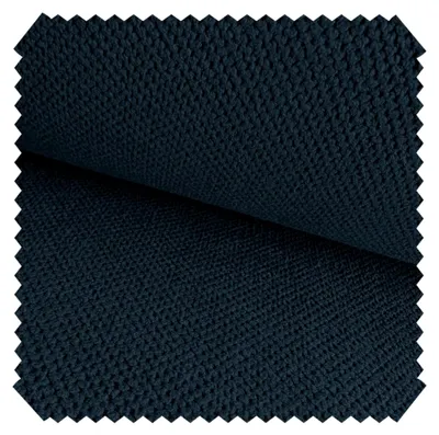 Produktbild von CURTIS - Schwer entflammbarer Möbelstoff - Wasserabweisender Polsterstoff mit Wabenstruktur - Pflegeleichte Meterware 1lfm | Farbe: 78 Navy Dunkelblau