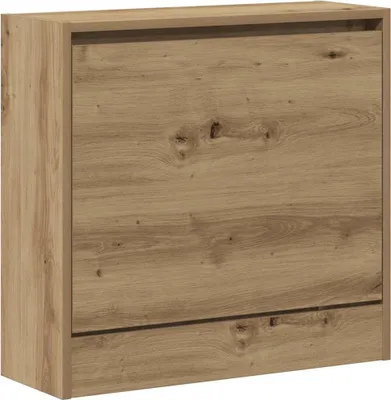 Produktbild von "WINTER SALE" Schuhschrank Artisan-Eiche 60 x 21 x 57 cm Holzwerkstoff - Schuhregale NEU9518035
