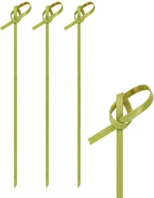 Produktbild von 1500x Fingerfood Spieße "Knoten" aus Bambus 15cm