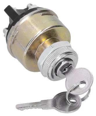 Image de Commutateur d'allumage universel de rechange avec verrouillage à cylindre KS6180, avec 2 clés