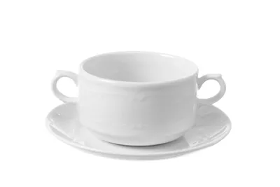 Produktbild von HENDI Suppentasse 250 ml       Flora 99x147x62 mm         Porzellan