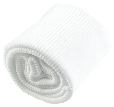 Strickbündchen Set, elastisch, Bündchen, Ärmelbund, weiß