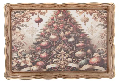 Obrázok produktu pre Clayre & Eef Podnos 31 x 22 x 2 cm, béžový, plast
