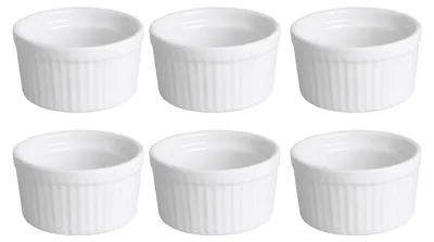 Produktbild von Creme-Brulee Schalen-Set - Ø 8,5 cm - Weiß - Keramik - 6er-Set