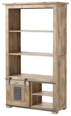 Produktbild von MASSIVMOEBEL24.DE Raumteiler Mango 100x45x175 whitewash lackiert RAILWAY #395
