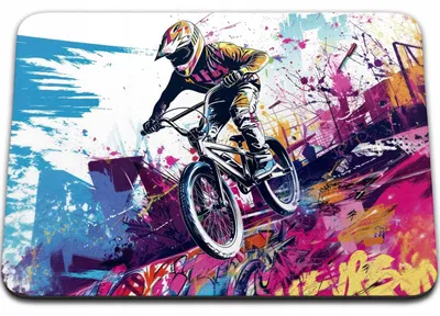 Zdjęcie produktu dla Podkładka Pod Myszkę 36 X 29 - Rower Bmx Mtb Sport