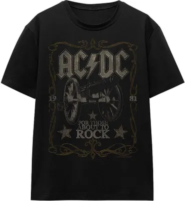 Immagine prodotto di AC/DC - Maglietta "Rock Label" per uomo/donna Unisex TV15447 (S) (Nero)