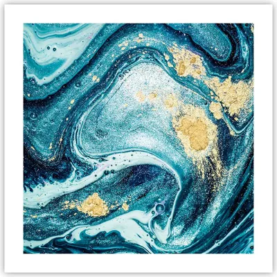 Produktbild von Poster - Poster ohne Rahmen - Abstraktion modern - 50x50 cm - Wand Bild - Wanddeko - Wandbilder - Kunstposter - Wandposter - Bilder - Kunstdruck - Wanddekoration - Wandbild - P2XAC50x50-3493