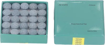 Image de 50 pointes de queue de billard Pool, remplacement du stickPolyuréthanepour queues et accessoires de snooker, 10 mm