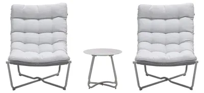 Produktbild von Garden Impressions Danzig Relax Set - 3-teilig - Taupe - mittel grau - valley sand - Glass