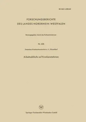 Produktbild von Arbeitsabläufe auf Krankenstationen