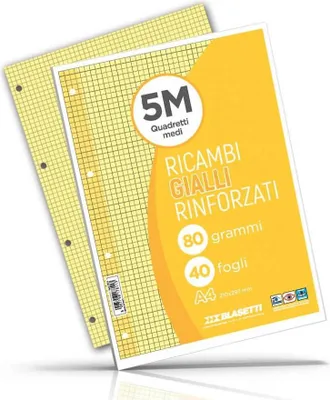 Zdjęcie produktu dla Blasetti 7811, 210 x 297 mm (A4), 80 g/m², Żółty, 40 ark.