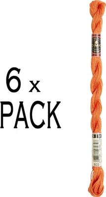 Obrázok produktu pre 6x DMC korálková priadza hrúbky 5, 15 m, 115AR/5-922, VPE