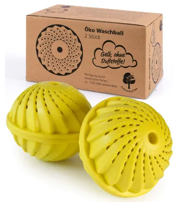 Produktbild von Hinrichs Waschball Waschmaschine 2er Set mit Keramikperlen