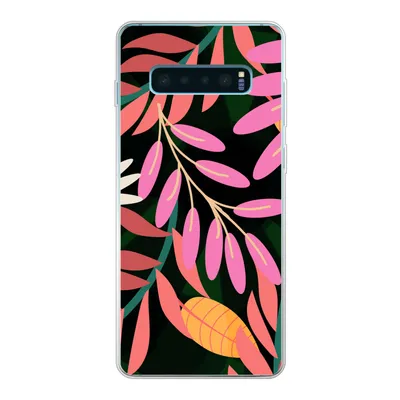 Produktbild von MuchoWow® Handyhülle Schutzhülle Hülle für Samsung Galaxy S10 Lite Tropisch - Blumen - Muster Silikon Softcase Handy Hülle - Schutz