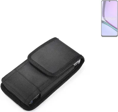 Produktbild von Holster Gürteltasche kompatibel mit Realme Nazro N61 Holster Gürtel Tasche wasserabweisend Handy Hülle Schutz Hülle Outdoor schwarz K-S-Trade