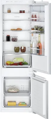 Produktbild von Neff Kühl-Gefrierkombination KI5872FE0, vollintegrierbar, Fresh Safe 1 für langanhaltende Frische, LowFrost, Super Gefrieren, automatische Abtauung Kühlteil, LED-Beleuchtung, einfache Installation, 177,2 x 54,1 x 54,8 cm
