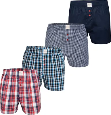 Image de Phil & Co. Berlin Boxers pour hommes, lot de 4 Core - Set 1 - Taille M