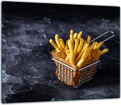 Produktbild von Herdabdeckplatten Glaskeramikkochfeld-Abdeckung Spritzschutz Glas 60x52cm Chips