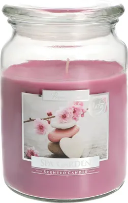 Produktbild von KOTARBAU® Duftkerze Duft Groß im Glas mit Deckel Garden Spa Geschenkidee Aromatherapie Dekorations-Kerzen Brenndauer bis zu 100 Stunden