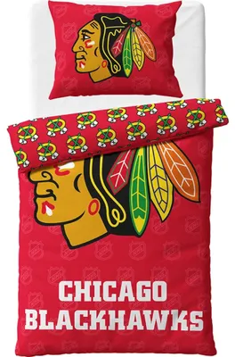 Obrázek produktu pro Hokejové povlečení NHL Chicago Blackhawks Shields Velikost: 140x200 + 70x90 cm