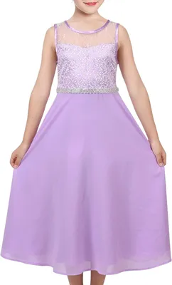Produktbild von Mädchenkleid, 6 bis 14 Jahre, Chiffon, Ballkleid, für Festlichkeit