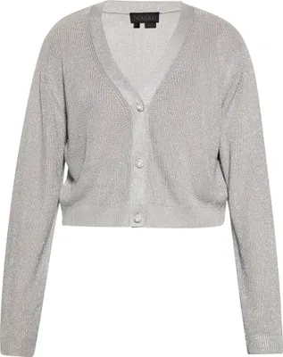 Produktbild von NAEMI damen strickjacke - grau, XL