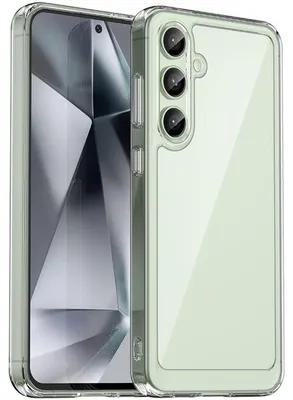Produktbild von Mobigear Crystal – Transparente Handyhülle für Samsung Galaxy S24 FE, Hartschalenhülle, Rückseite – Transparent