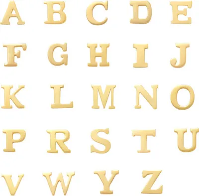 Produktbild von 585 Gelbgold Ohrstecker 18kt Einzelstecker für Initialen Buchstabe L