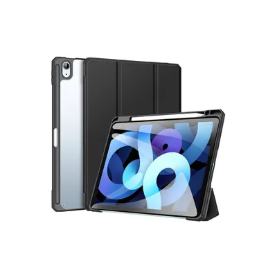 Productafbeelding van Dux Ducis Toby Eco-leer tablet-hoes voor iPad Pro 13" 2024, met slimme slaapfunctie, stylushouder en beschermende hoes, zwart