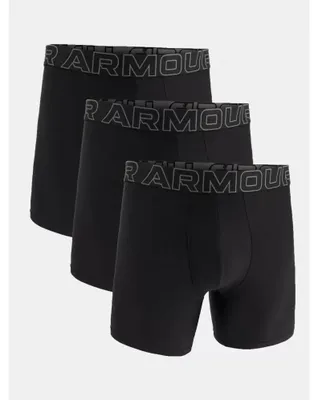 Zdjęcie produktu dla Under Armour Performance Tech 6 in 3-Pack Boxerjock - bokserki termoaktywne, czarne