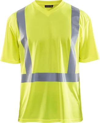 Produktbild von Blakläder High Vis T-Shirt 3382 1011 in div. Farben, Farbe:gelb, Größe:L