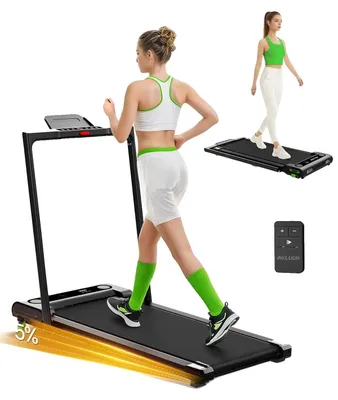 Produktbild von Klappbares Laufband, LED-Bildschirm, verstellbare Steigung, schwarz