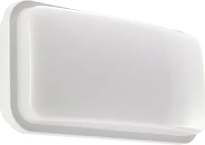 Produktbild von Wandleuchte außen LED 29,6 cm breit IP55 Weiß eckig neutralweiß 4200 K 2540 lm Wandlampe