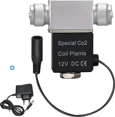 Produktbild von Magnetventil fuer Aquarium CO2-Systemregler DC 12V Ausgang Anschluss 4 * 6mm Rohr- oder Blasenzaehler Doppelkopf Geraeuschlose Niedertemperaturversion